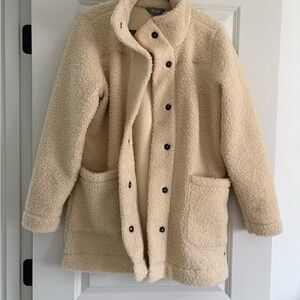Natural Reflections Cream Teddy Sherpa Jacket